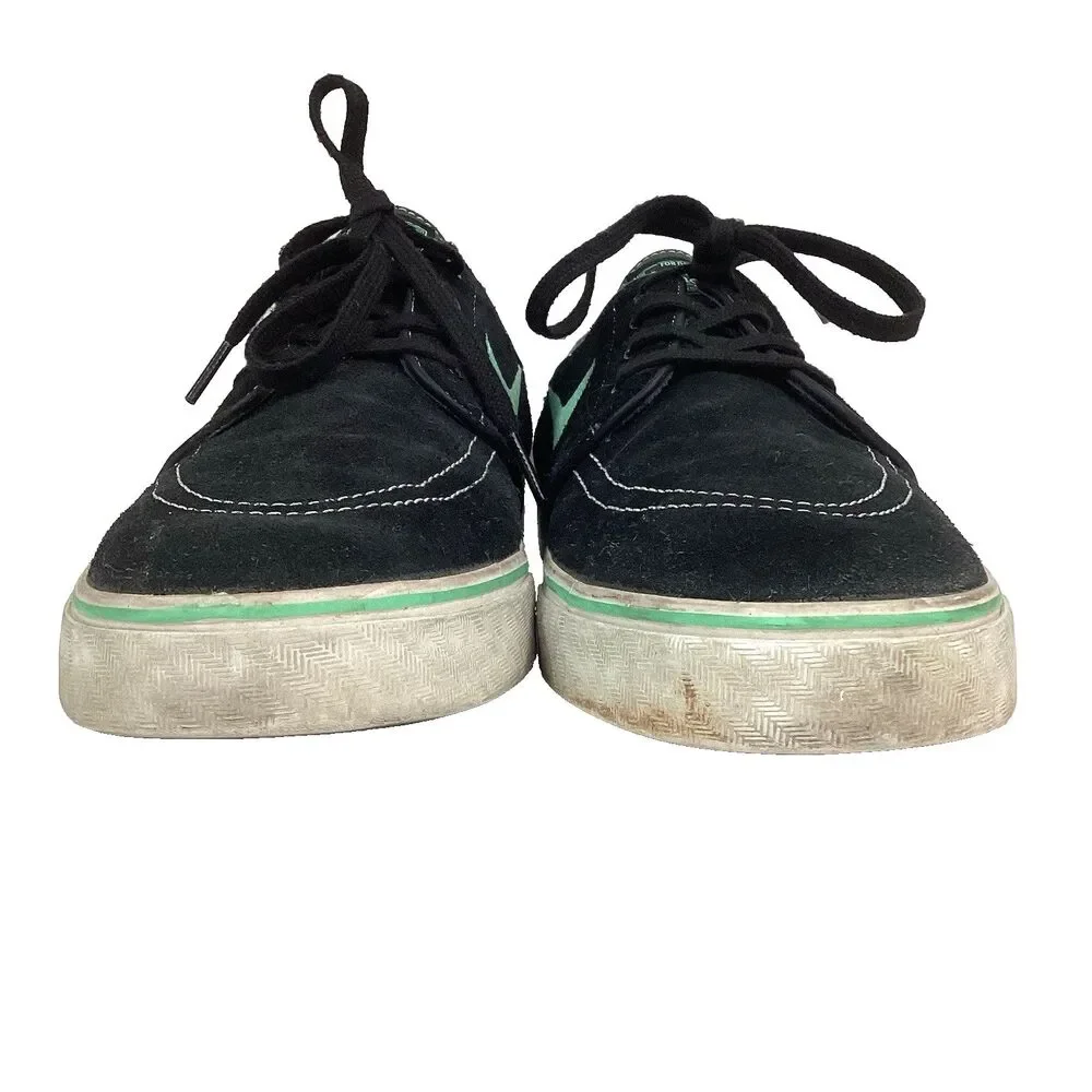 Nike Zoom Stefan Janoski -Men's Sz 13 -Black Mint Green Glow Skate 333824-052